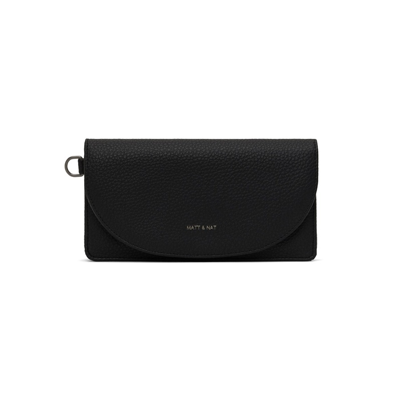 Note Vegan Wallet O/S BLACK