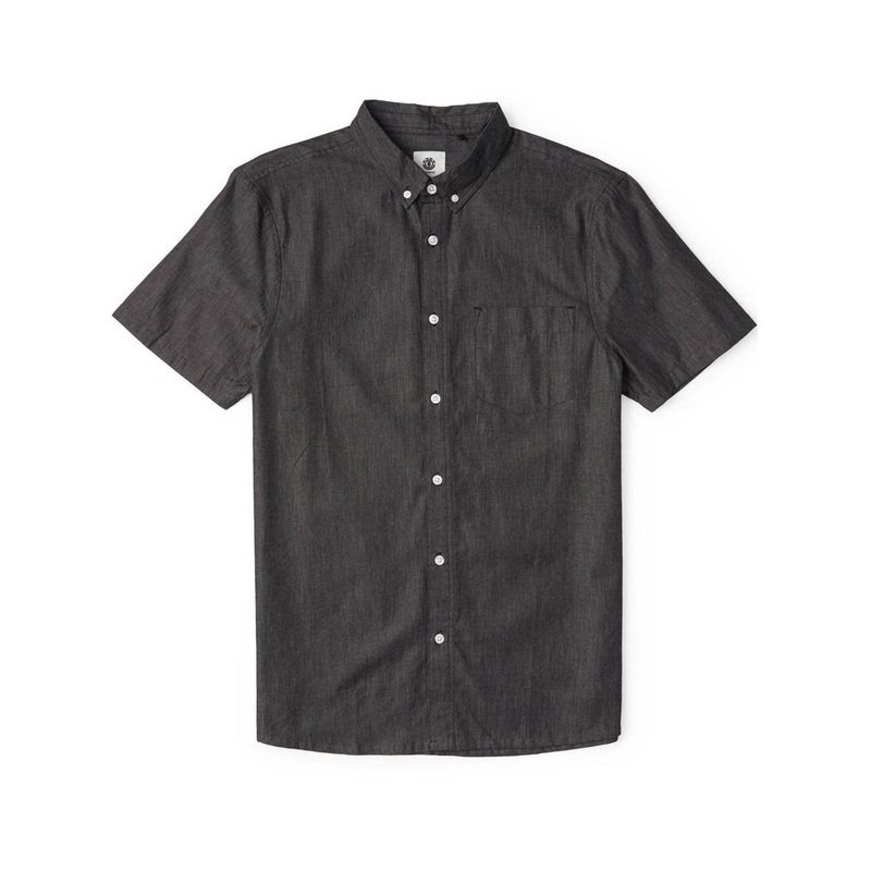 Vega Short Sleeve Buttondown Shirt SM FLINT BLACK (FBK)