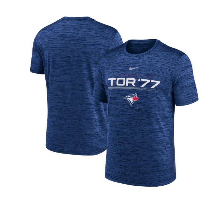 Toronto Blue Jays Men’s Royal Wordmark Velocity Performance Tee S
