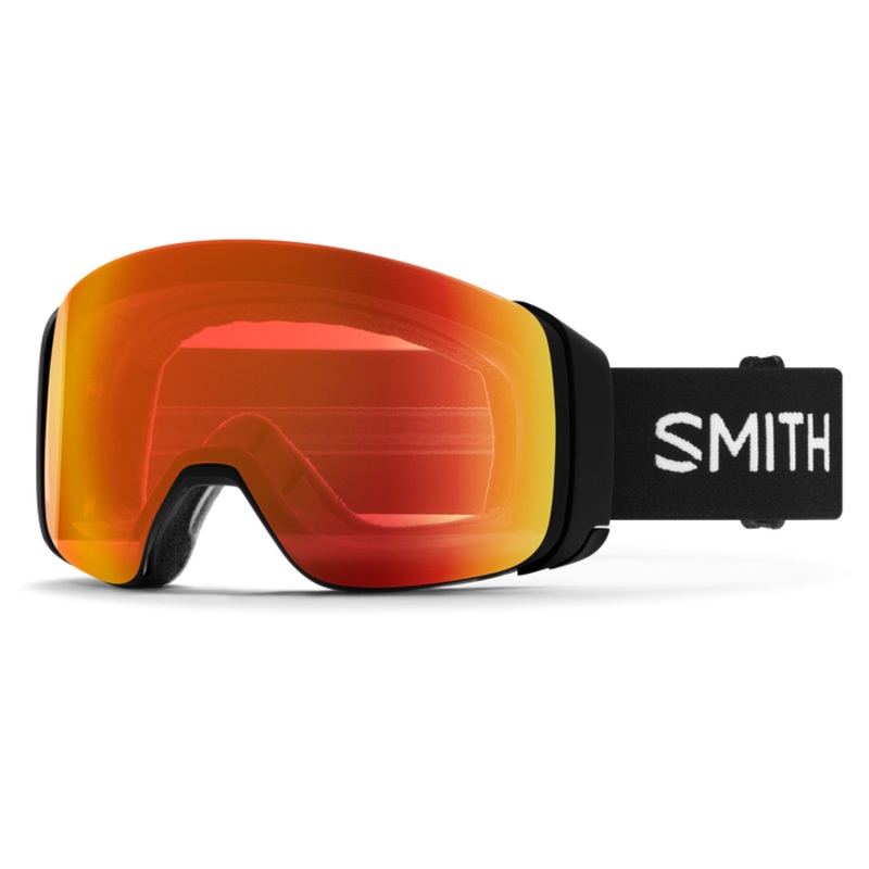 Smith 4D Mag Goggle Black/ChromaPop Everyday Red/ChromaPop Storm Yellow Flash
