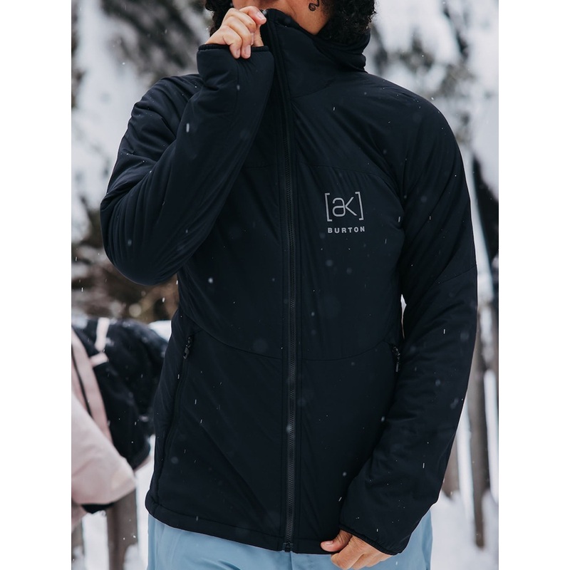 [ak] Helium Hooded Stretch Insulated Jacket (Women) SM TRUE BLACK (001)