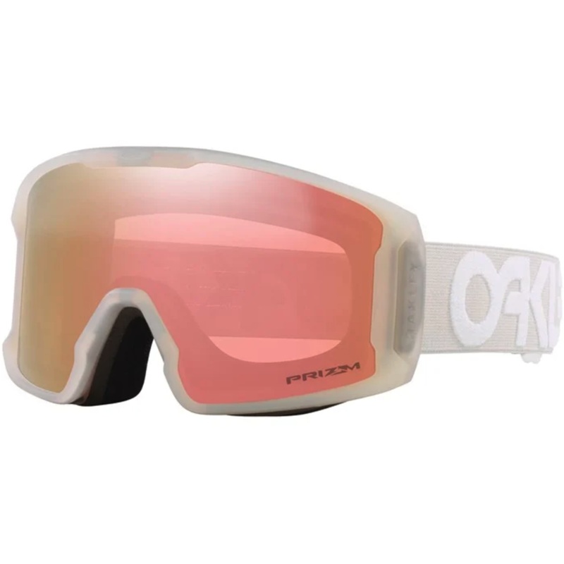 Oakley Line Miner M Goggles OS Matte B1B Cool Grey/Prizm Rose Gold Lens New
