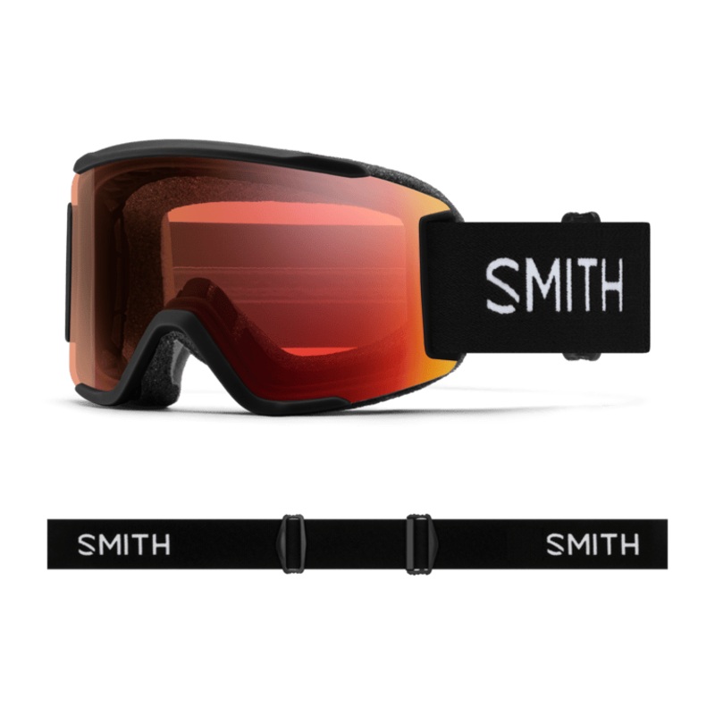 Smith Squad S Low Bridge Goggles Everyday Rose Black
