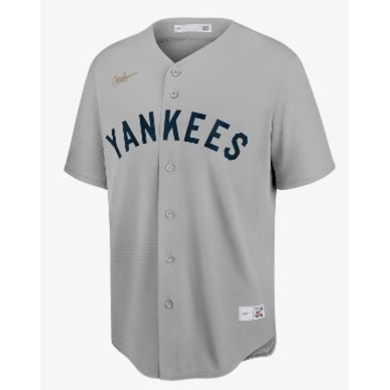 New York Yankees Cooperstown Collection Team Jersey GREY M