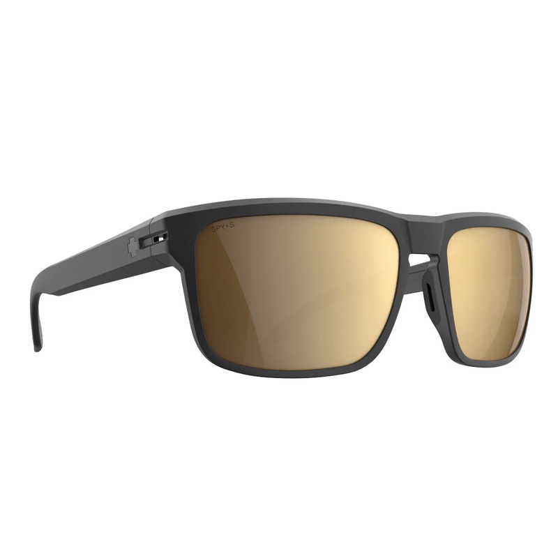 Spy Region ANSI MATTE BLACK FRAME/HAPPY BRONZE WITH GOLD MIRROR