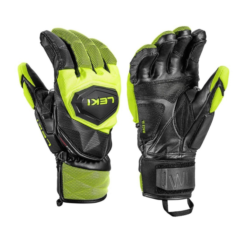 Leki WCR Venom SL 3D Gloves 2026 S (7) black-lemon