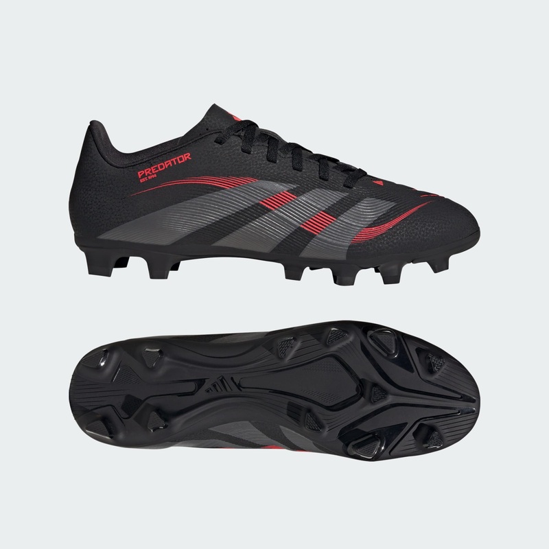 Men’s Predator Club Firm/Multi-Ground Soccer Cleats CORE BLACK/GREY FOUR/LUCID RED 6