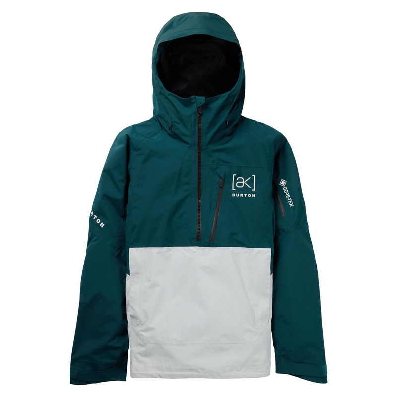 [ak] GORE-TEX Velocity Anorak Jacket SM DEEP EMERALD/GREY (303)