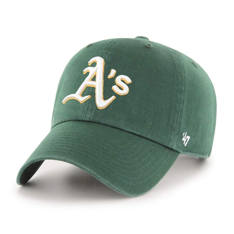 ’47 Brand Clean Up Cap- Oakland Athletics GREEN