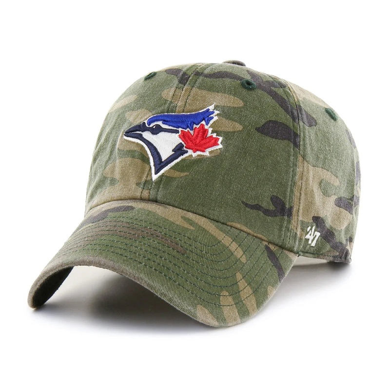 ’47 Brand Camo Clean Up Cap- Toronto Blue Jays OS
